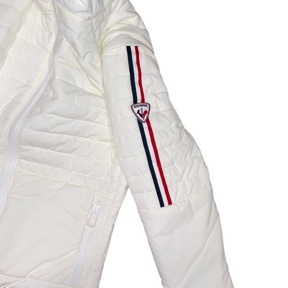 Rossignol Woman’s White Cyrus Channel Quilted Jacket Size 42 (Large/10 US) - Picture 11 of 11